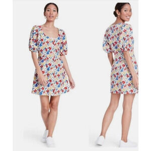 RIXO for Target Floral Short Sleeve Button Up Dress Size 2